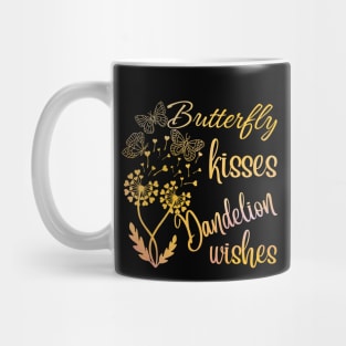 Butterfly Kisses Dandelion Wishes Mug